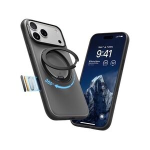 TORRAS 360‎ Magnetic Stand for iPhone 17 Pro Max Case, [Fit for MagSafe]